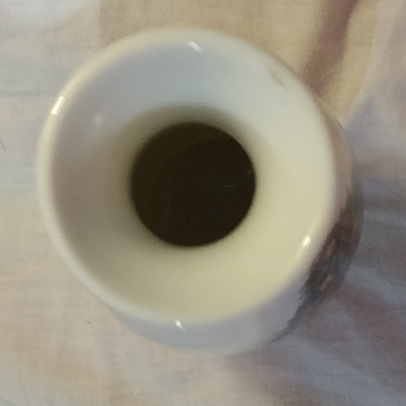 Jamestown China White Vase with Christmas Tree Design Japan - Picture 5 of 9